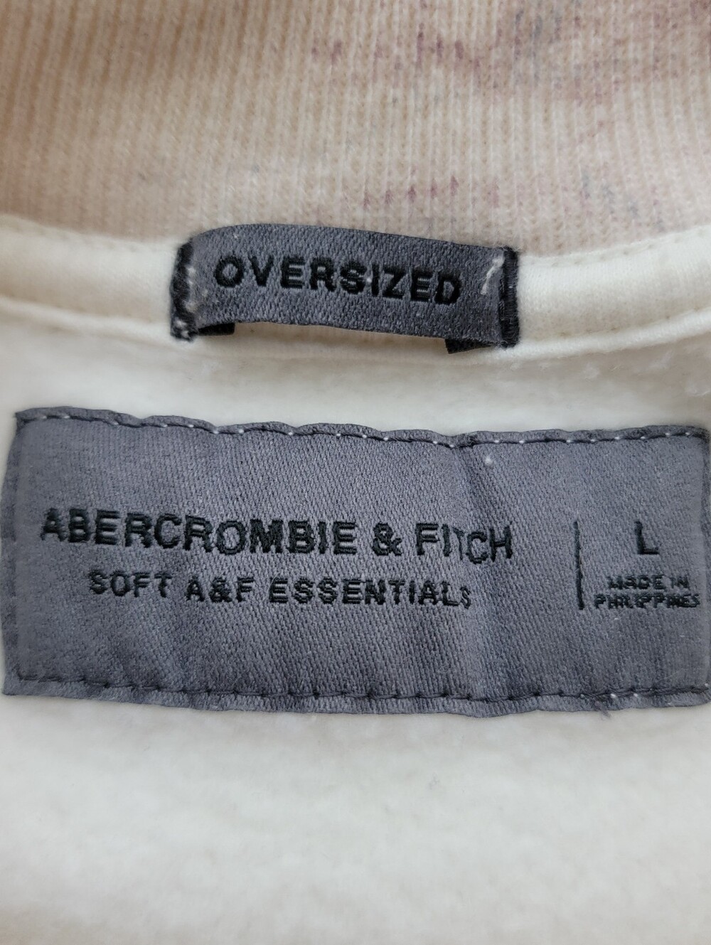 Abercrombie & Fitch Oversized Sweatshirt Size L - Picture 2 of 5